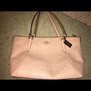 Pink coach purse